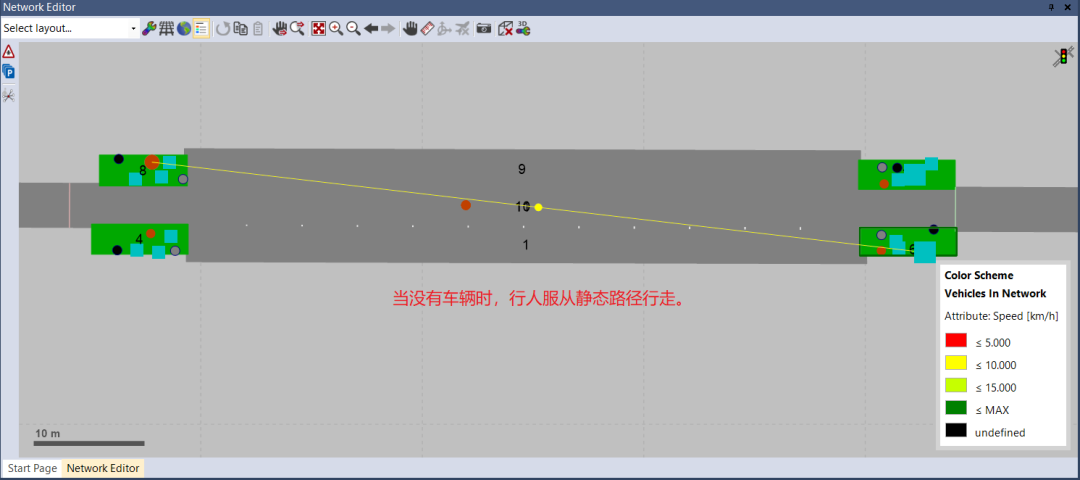 【ptv vissim】人车共享车道仿真