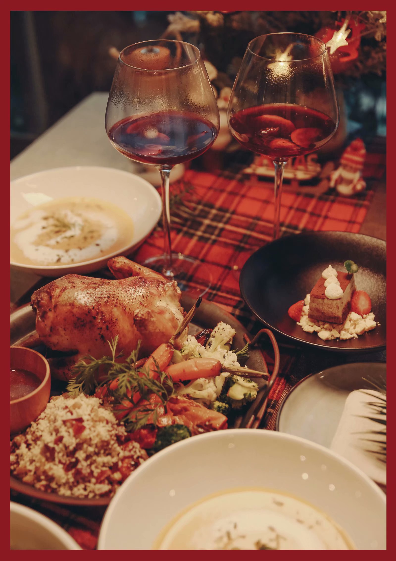 重庆探店|圣诞火鸡大餐,ins爆火的热红酒,都能在这家店吃到_南山