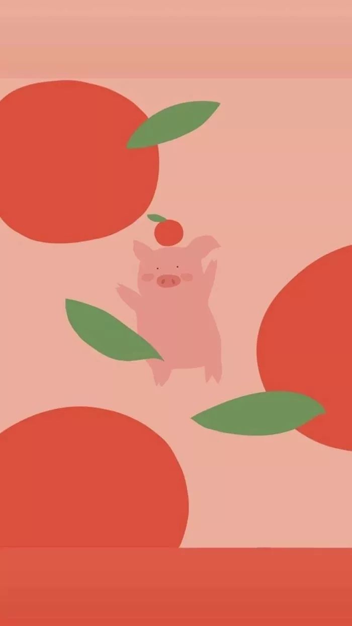 橘色壁纸 | 生活明朗,万物可爱