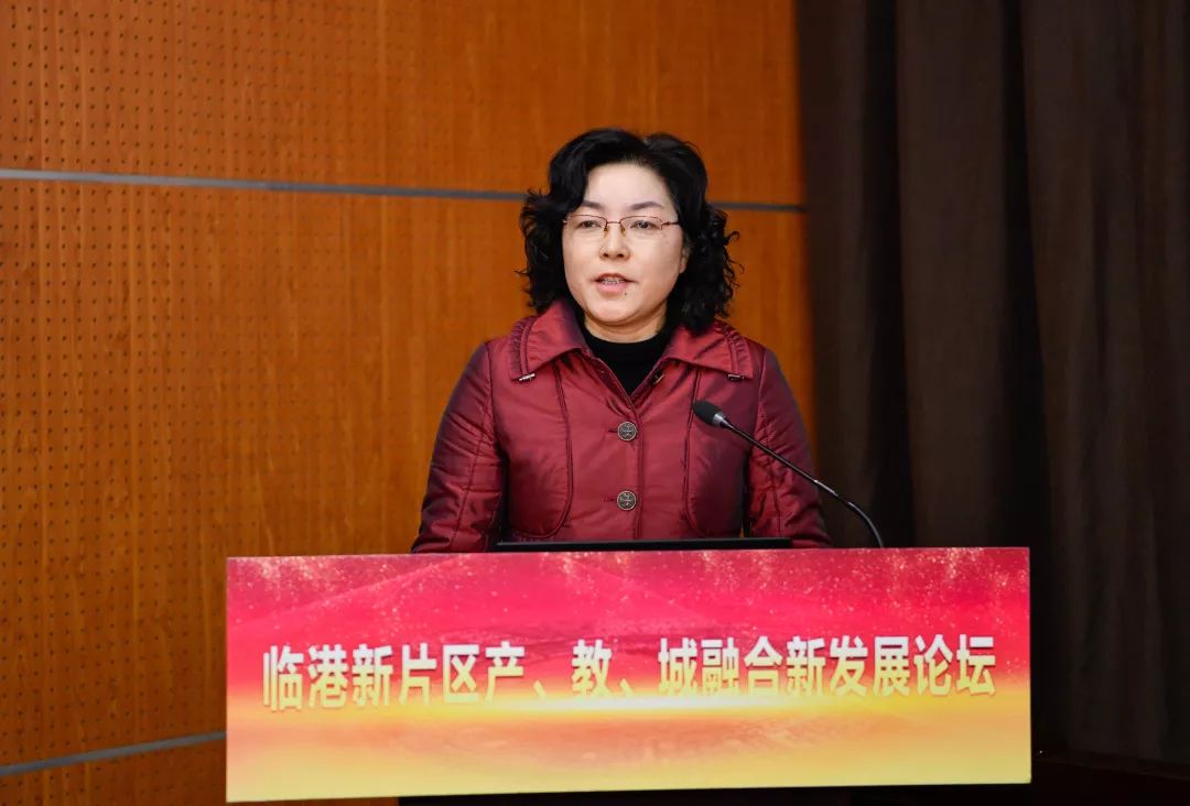 上海市教育委员会副主任轩福贞希望各高校增强融入产教城融合的主动性