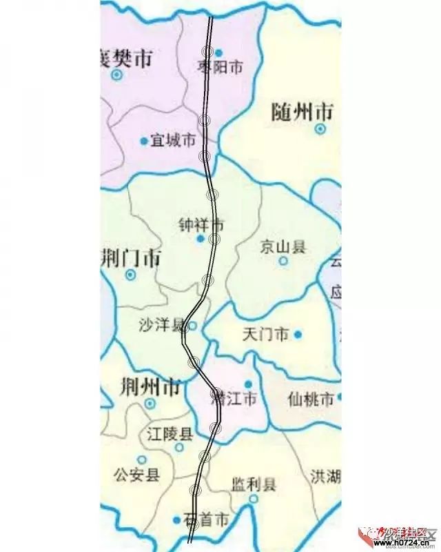 枣潜高速枣阳北段详图图片