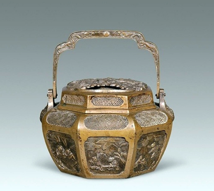 手炉,在古代冬天随身带着来取暖