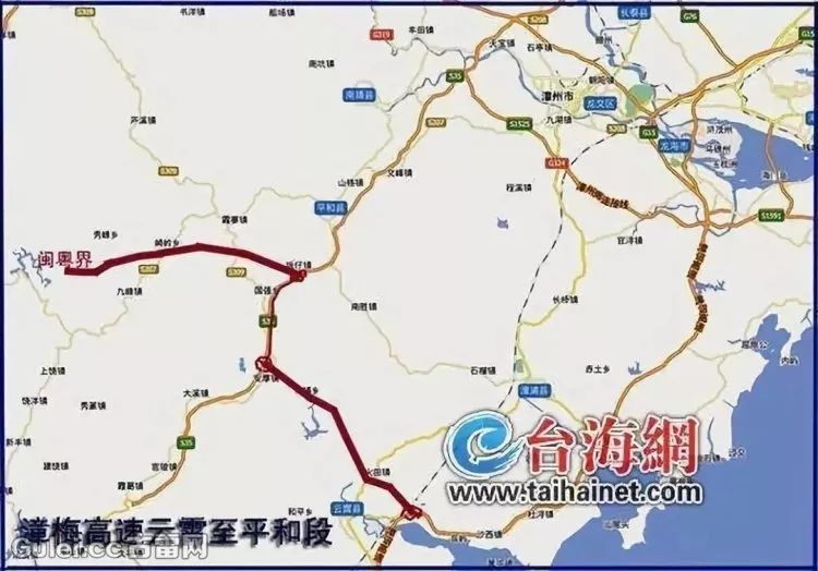 途经古雷港的云平高速,预计下月建成通车!漳州新增8个高速收费站