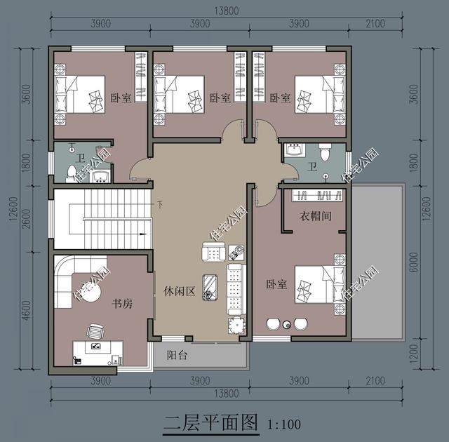 为70岁农村父母建养老房占地12x13米这样设计保证没人说难看