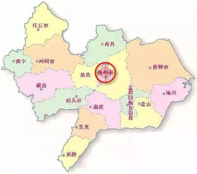 沧县地图乡镇图片