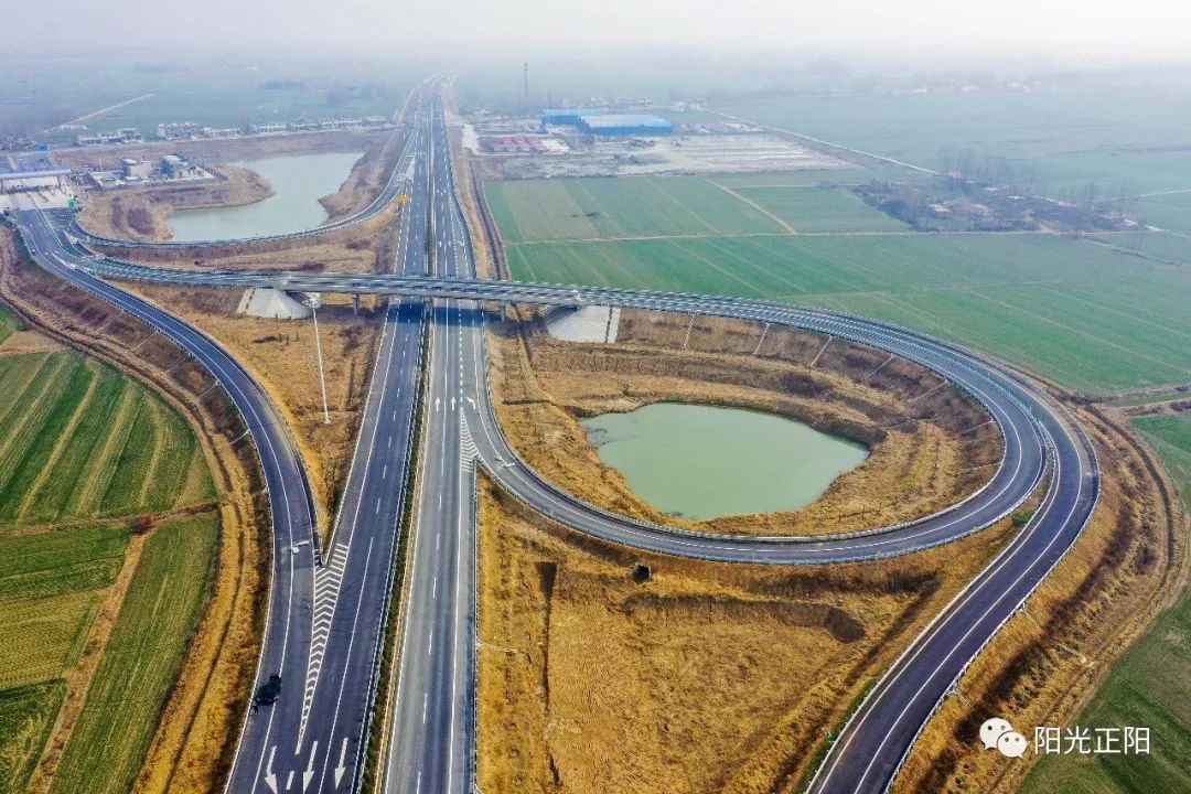 段高速通车前准备工作的状况淮信高速息县至邢集段东连淮息高速公路