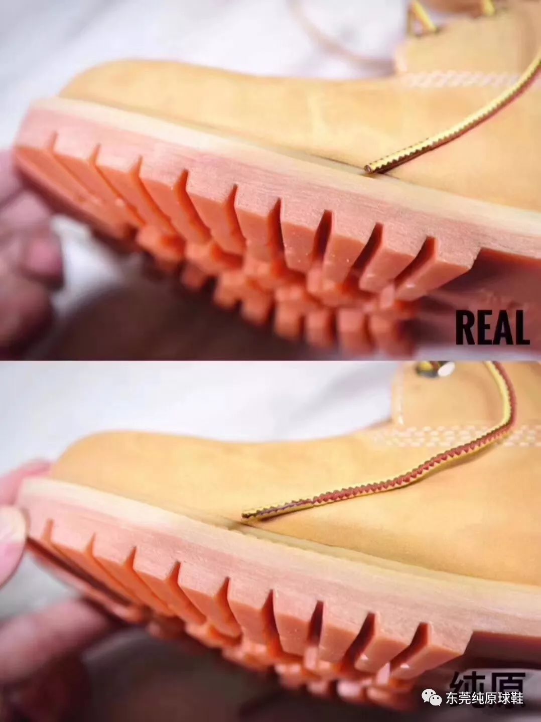 timberland天伯伦大黄靴真假对比经典踢不烂