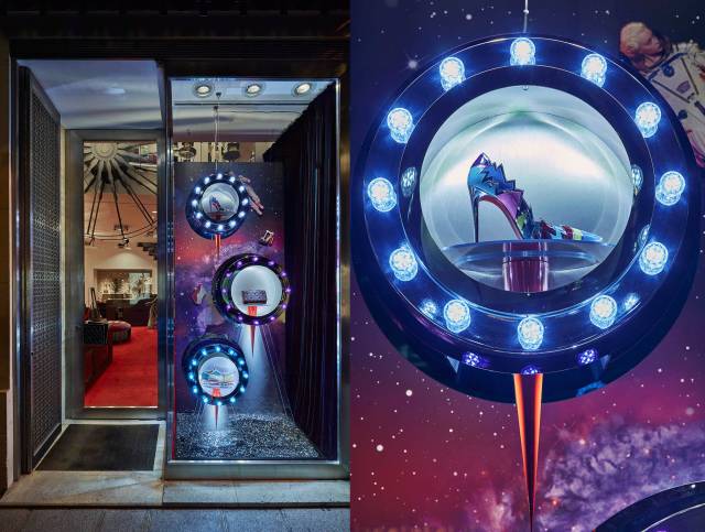 橱窗炫酷的硬核技能未来科技风