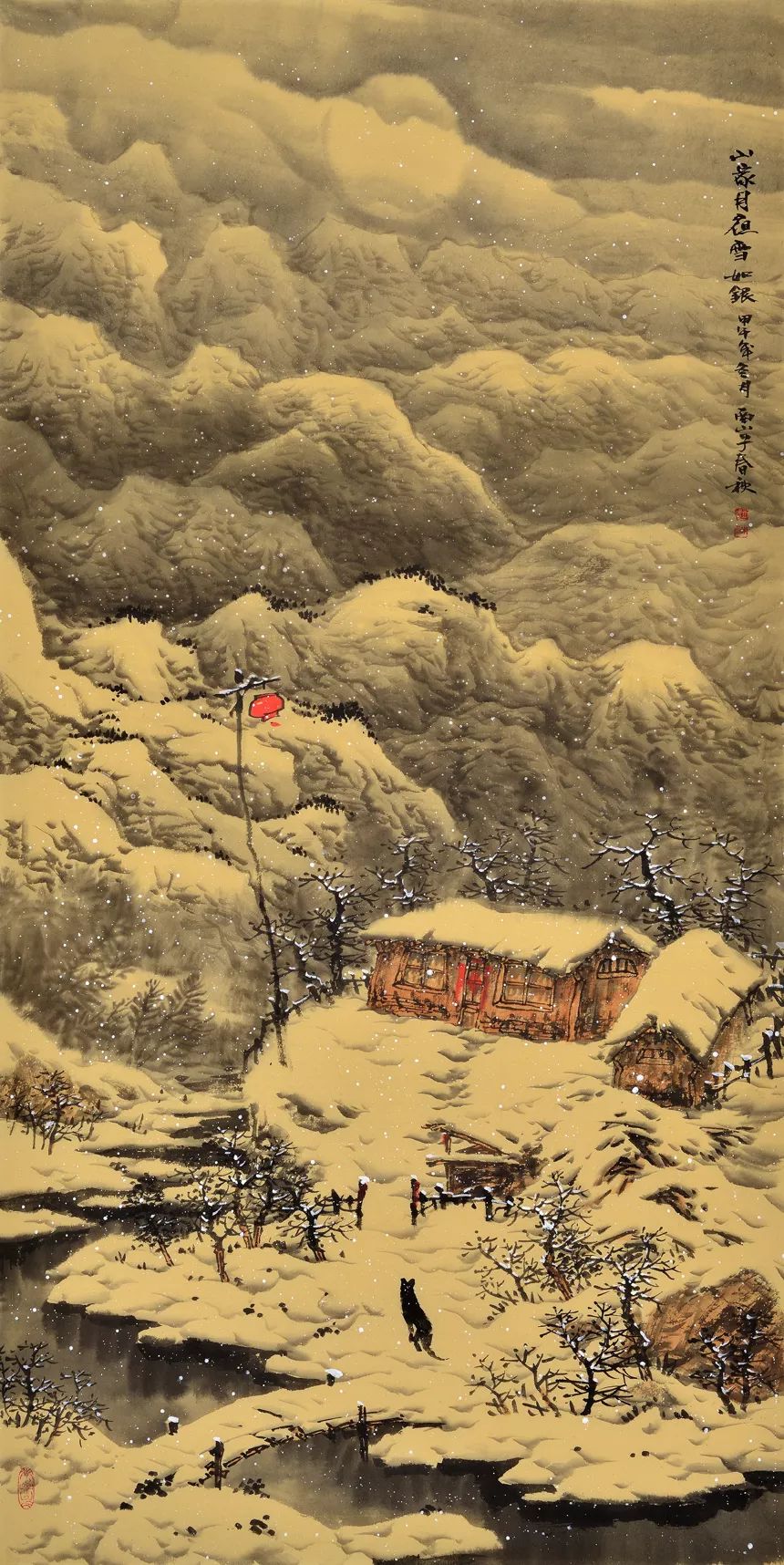 大雪小雪又一年, 好雪还向画里看