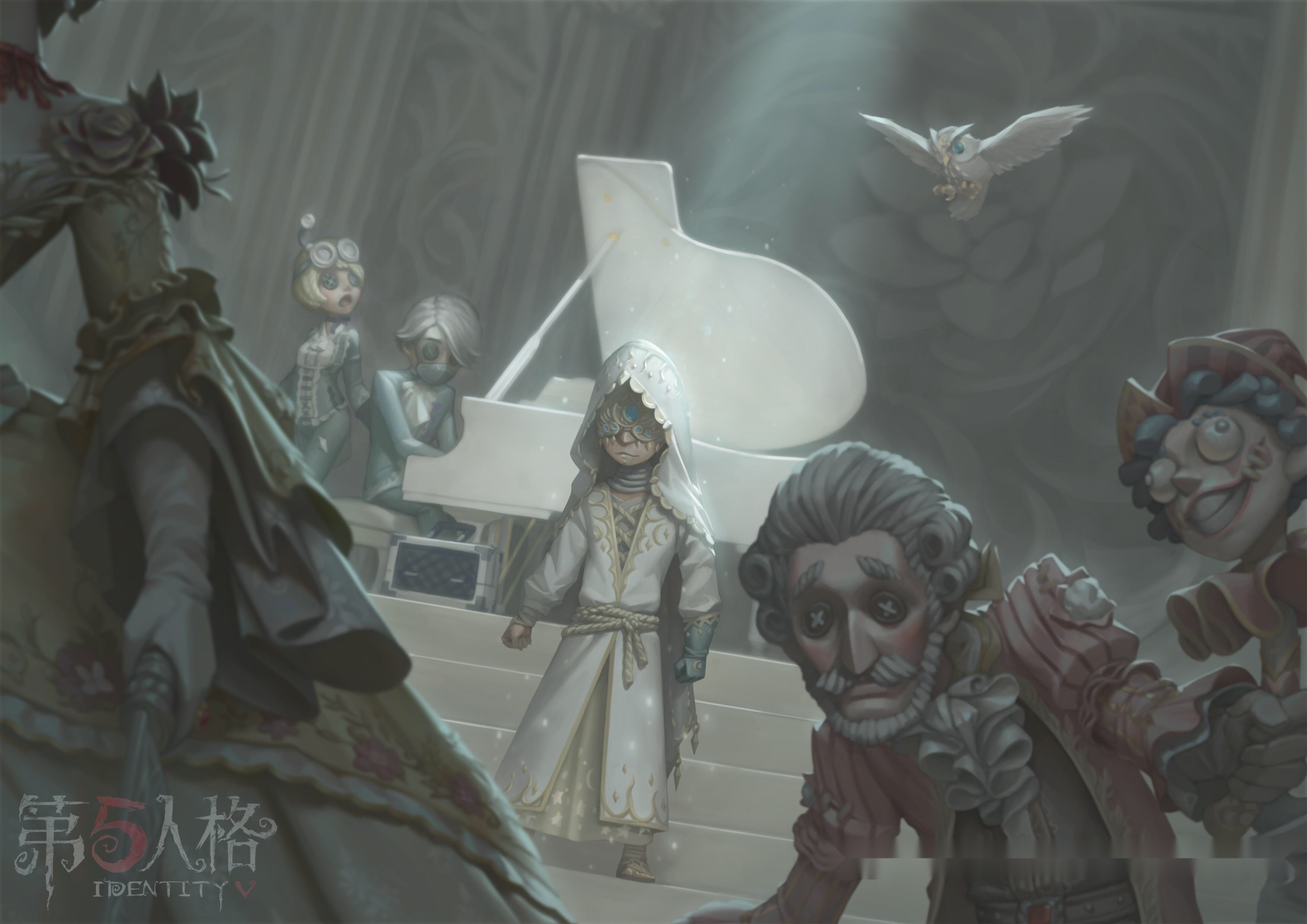 【第五人格】官方高清海报第三弹:你角色哪个金皮最帅气?