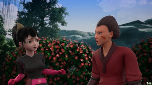 公主罗拉召唤风雪,《魔镜奇缘3》今日上映曝全新剧照