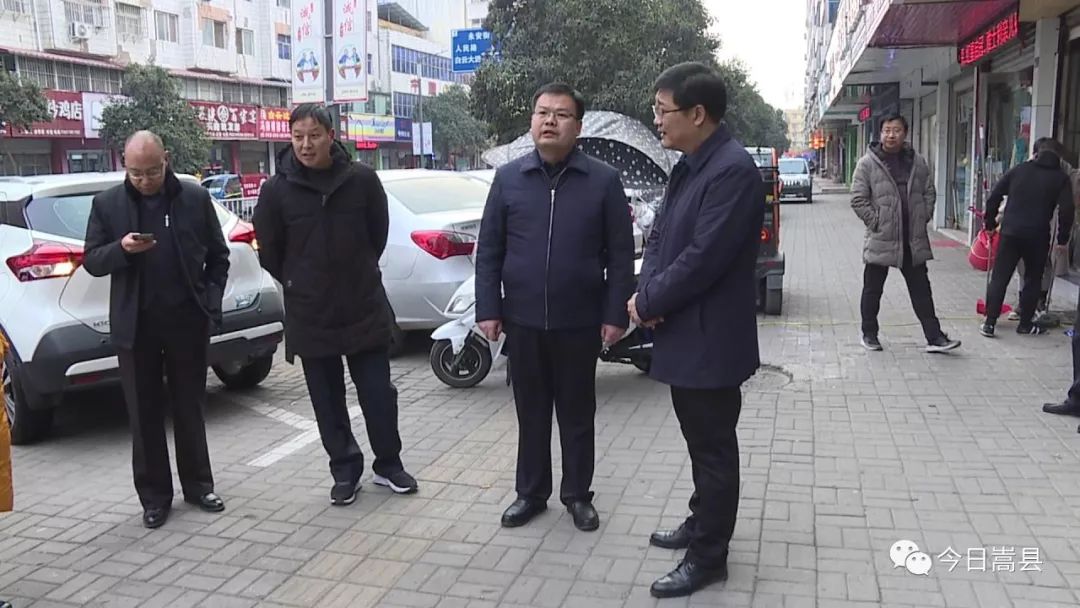 吕海泳,王晓辉一行先后来到人民路,建设路,白云大道