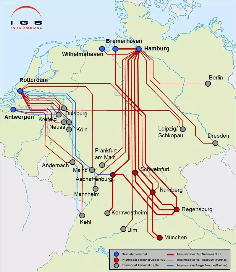 德国高铁线路图图片