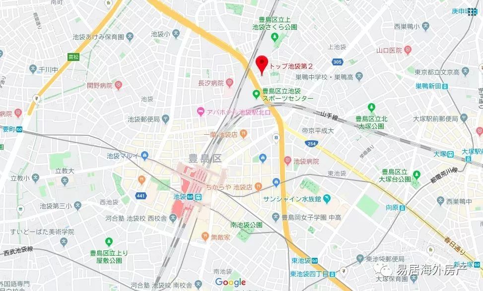 东京都丰岛区池袋商区围绕池袋车站徒步10分钟