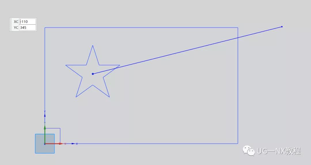 用轮廓线链接五边形的对角线再用快速修剪去掉多余的线做出五角星首先