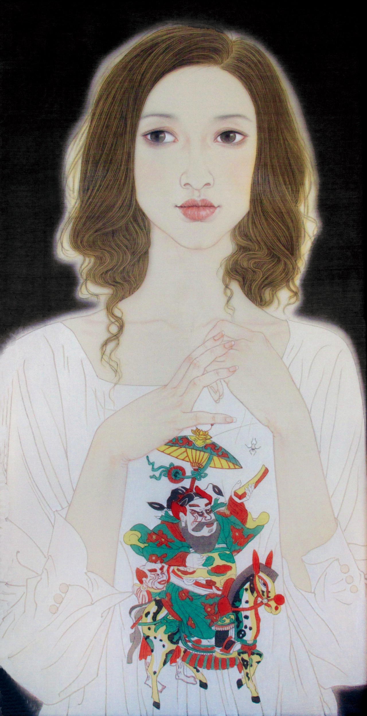 ▌似水流年组画 240×80cm×2 绢本重彩 2009年▌袁玲玲 中央美术