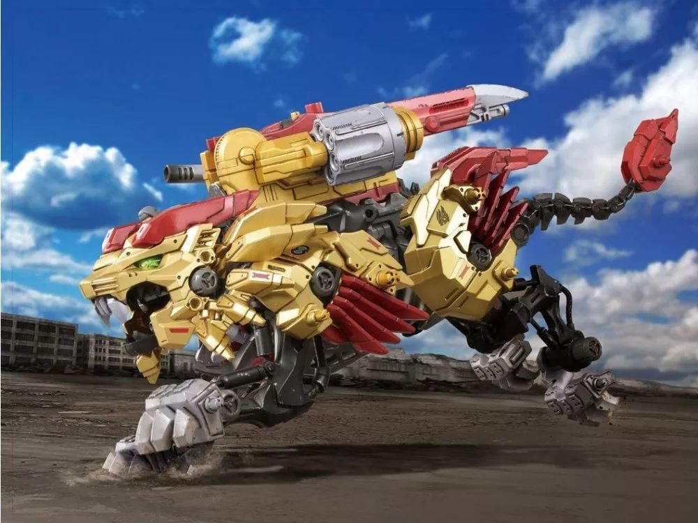 新品:takara tomy zoids wild zw36 升华长牙狮