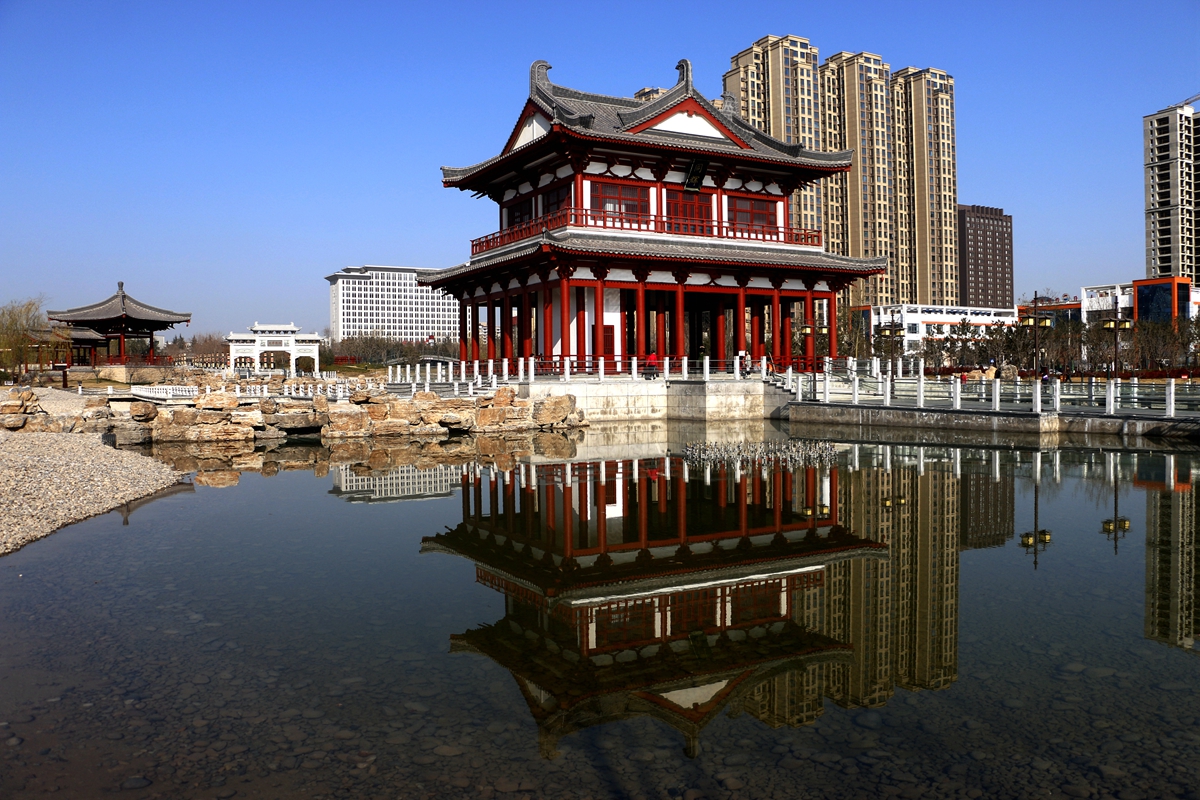 原创书画公园,铜川新地标,咱百姓的山水园林