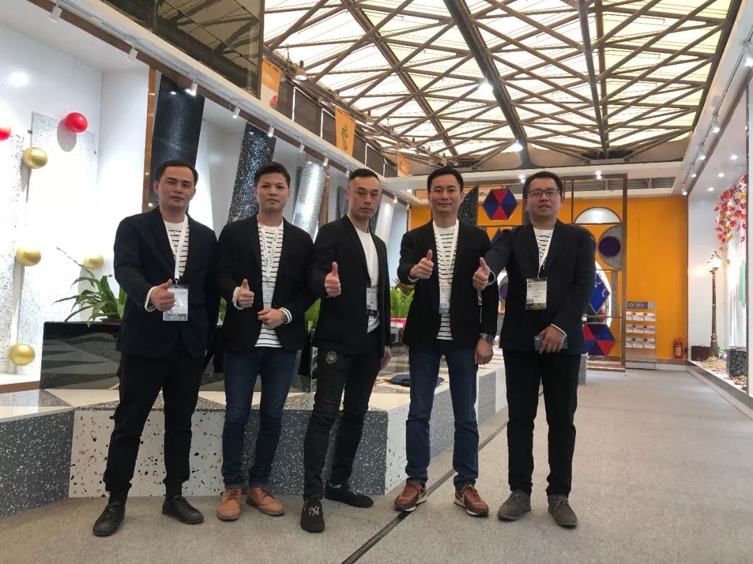 智胜石材传奇岗石威洋石材利机石材华中石业参展的云浮企业还有云浮市