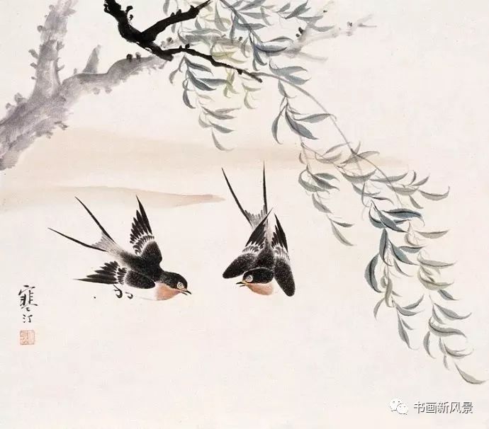 江寒汀画飞鸟30幅