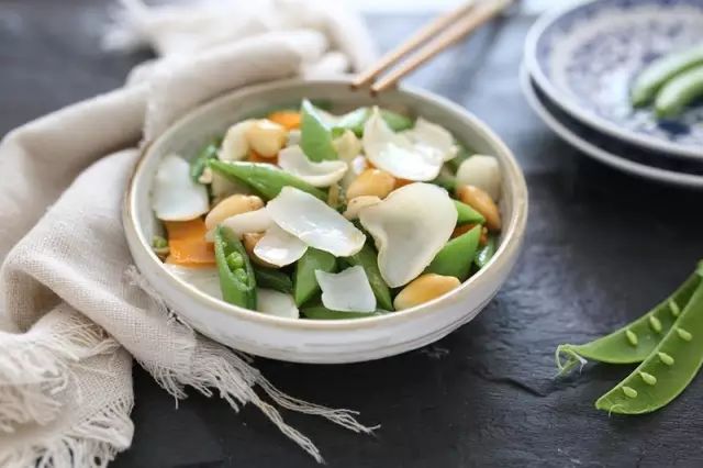 【一日一素】蜜豆白果炒百合