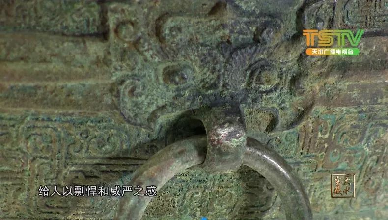 天水宝藏铺首弦纹青铜鉴以铜为鉴可以正衣冠