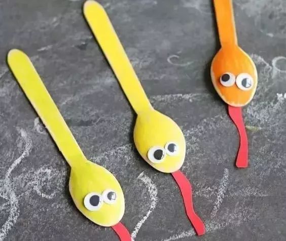 幼儿园最具创意勺子手工作品,太有意思了