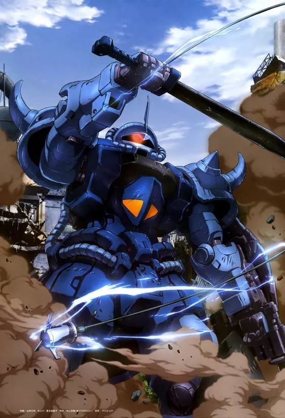 米诺夫基础室自带闪电的蓝色巨星ms07b老虎