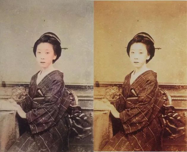 还原150年前的老照片那时日本的帅哥美女究竟颜值几何