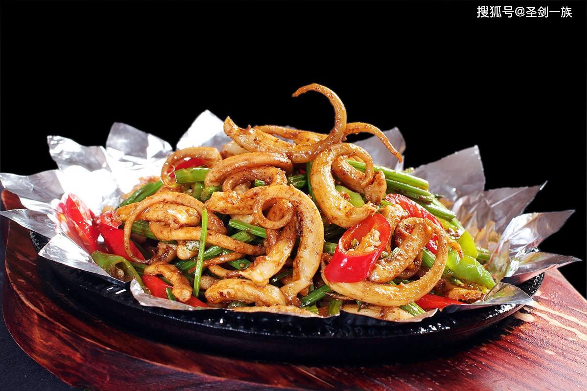 辣炒鱿鱼干