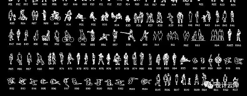 送你全套cad施工图集笑着做专业画图狗