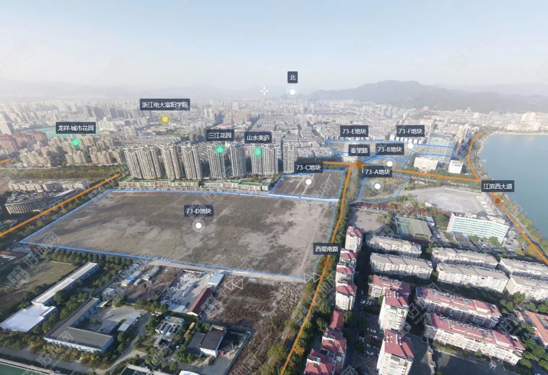 1216土拍预告富阳区富春街道秦望城市眼项目地块出让总起价67亿元