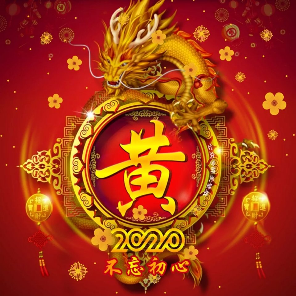 你的微信头像该换了2020祥龙招财创意姓氏头像可有你的