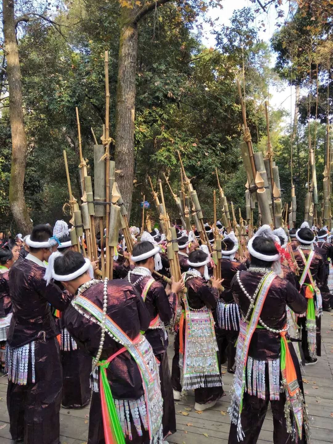 岜沙苗族芦笙节热闹非凡,来从江你不能错过的古寨气息!_贵州省
