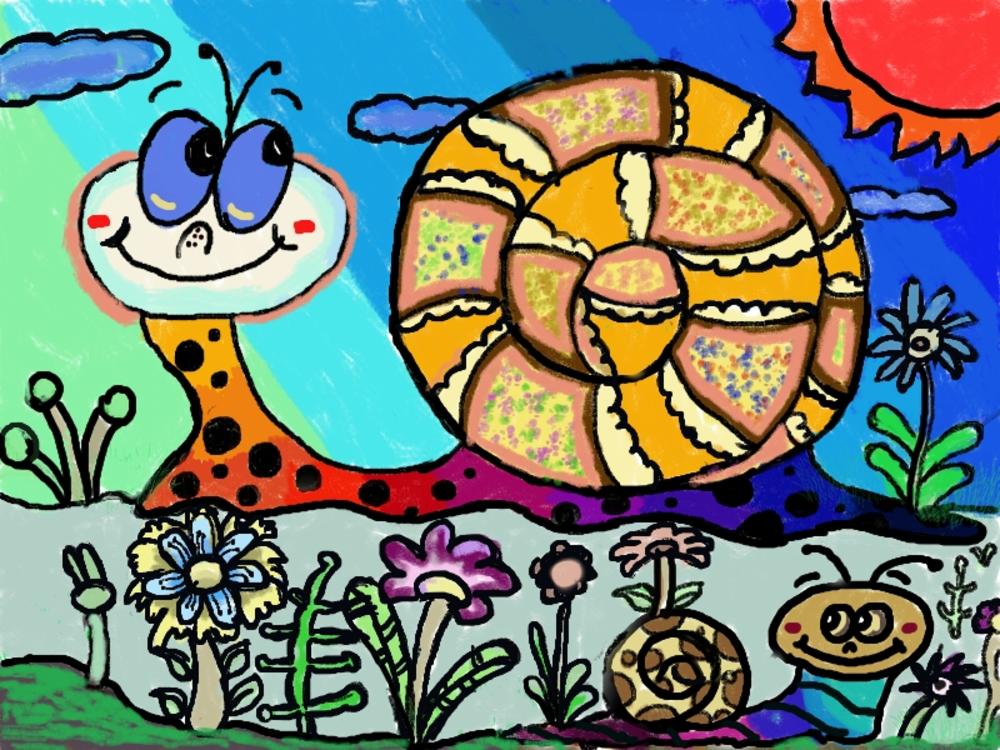 蜗牛历险记装饰画图片