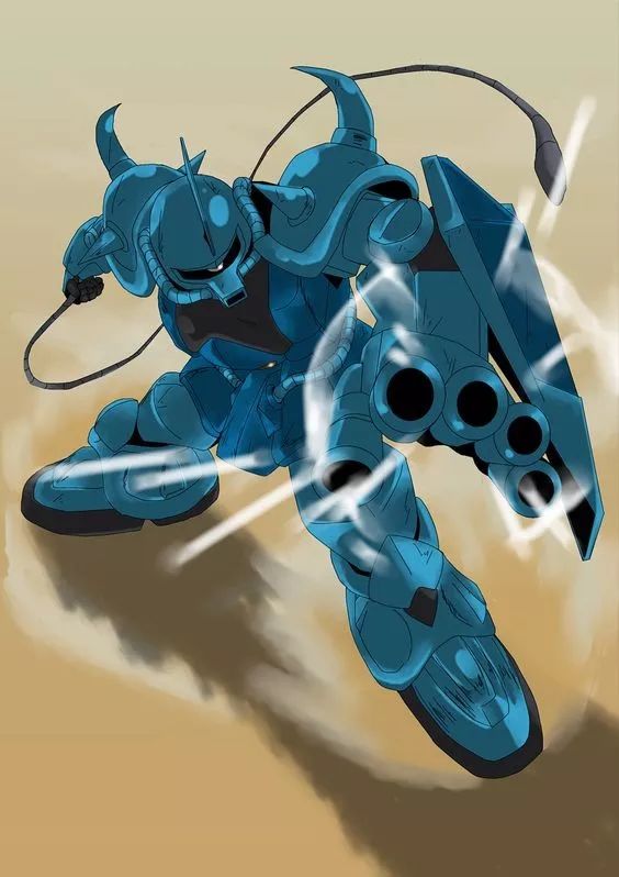 米诺夫基础室自带闪电的蓝色巨星ms07b老虎