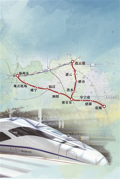 苏北5市一步迈进"高铁时代"13市市市通动车,苏北加速接轨