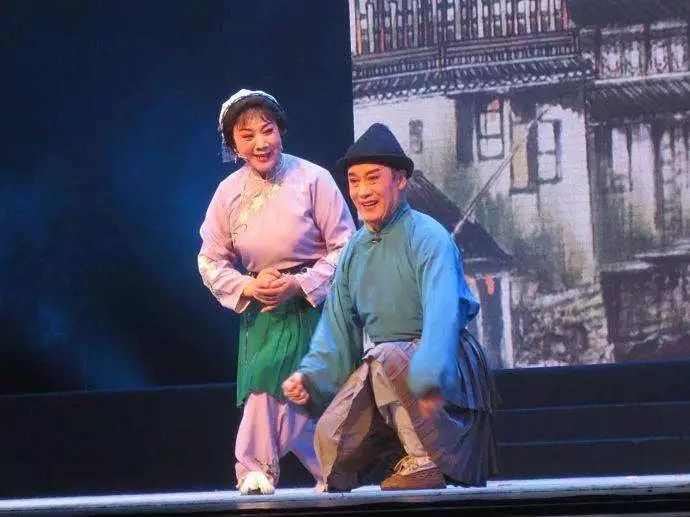 孝乐神州锡剧双推磨唱响传统文化精气神