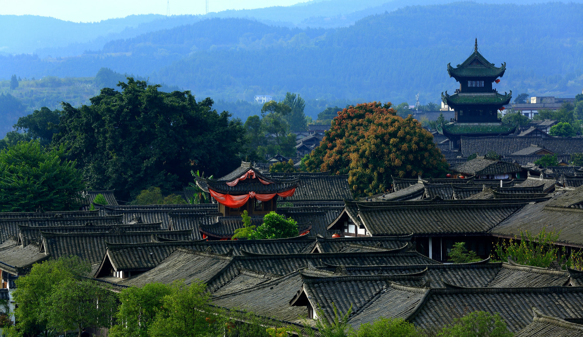 原創四川很受歡迎的一座古城,有2300多年建城歷史,全天候對外開放