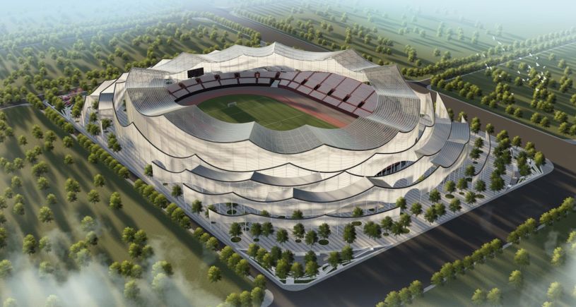 长垣规划助力蒲东发展奥体中心蓝图初现你更喜欢哪一款