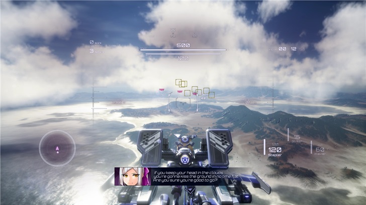 飞行射击游戏 钢翼少女 上架steam 美少女化身钢铁战机 Core