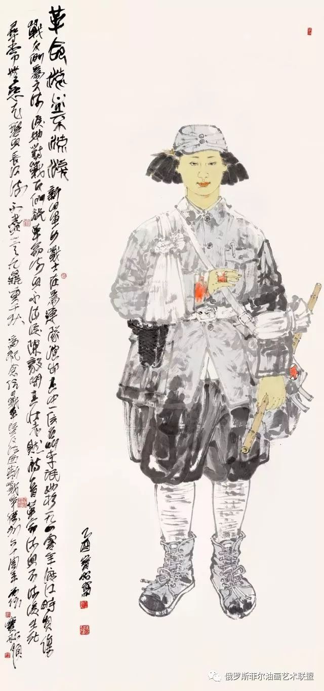 中国画家张宝松中国画人物画作品欣赏