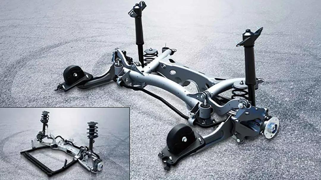 麦弗逊式独立前悬,多连杆式独立后悬,前后悬都设置了横向稳定杆,领克