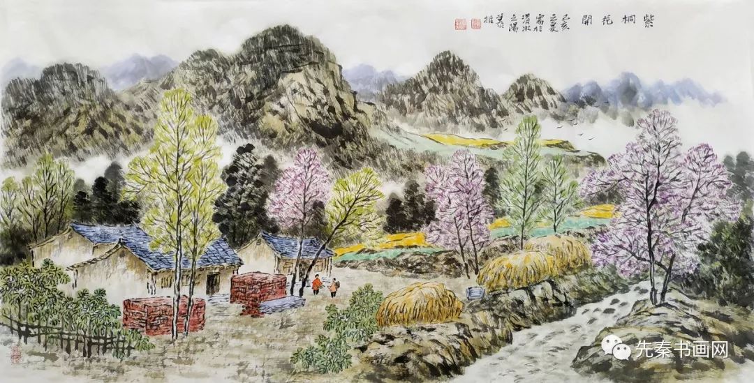 【先秦书画网】---画家王慕哲山水画作品微展