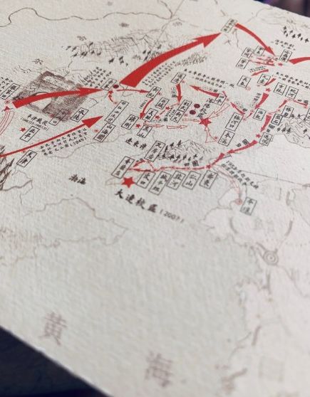 鲁迅故居手绘地图图片