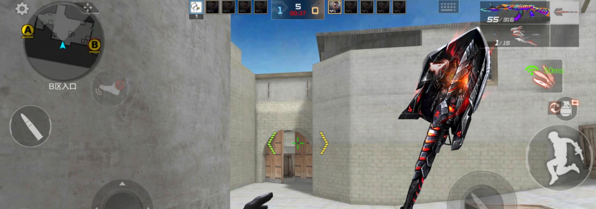 cf手游保卫者沙漠灰点位教学支援速度是飞一般的感觉