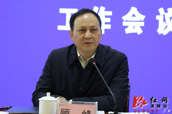 市人民政府副市长顾峰讲话