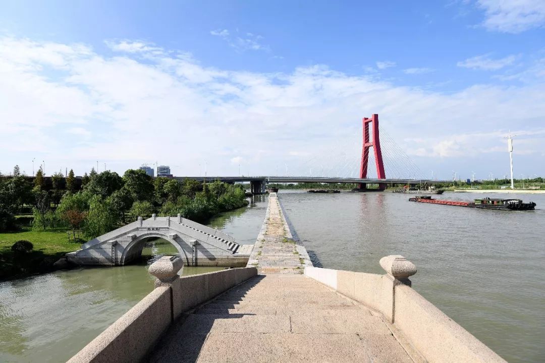 吴江运河公园图片