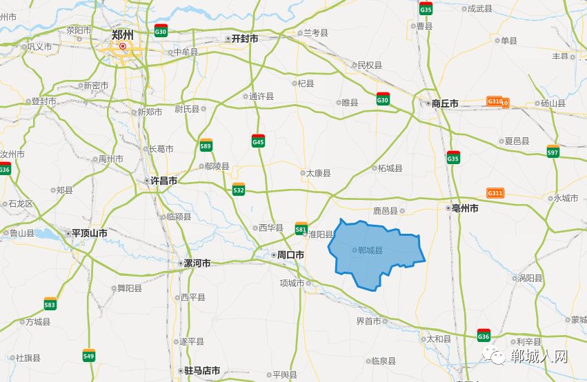 郸城地图高清全图图片