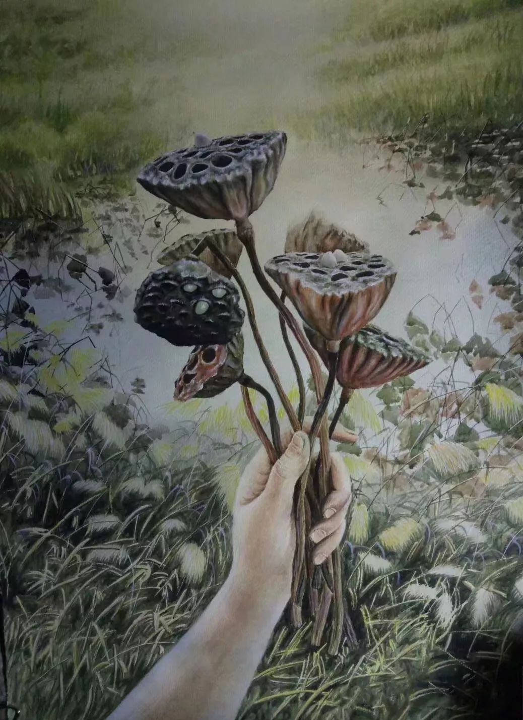 《生生不息》尺寸:40×60cm